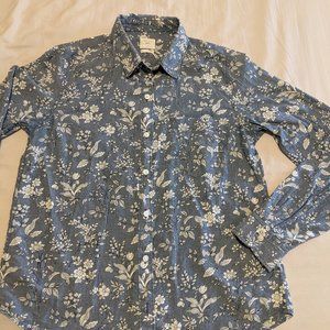 Gap fitted floral button-down